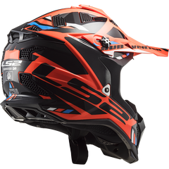 LS2 MX700 SUBVERTER EVO II – STOMP FLUO ORANGE BLACK-GLOSS