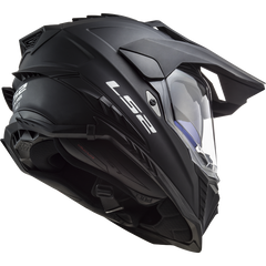 LS2 MX701 EXPLORER – SOLID MATT BLACK-GLOSS
