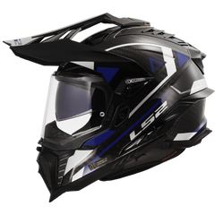 LS2 MX701 EXPLORER CARBON – ADVENTURE BLUE-GLOSS