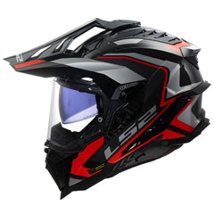 LS2 MX701 EXPLORER CARBON – FRONTIER II RED-GLOSS