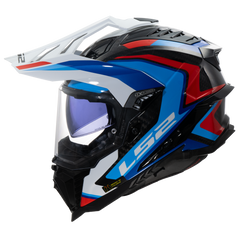LS2 MX701 EXPLORER CARBON – FRONTIER II WHITE BLUE-GLOSS
