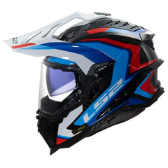 LS2 MX701 EXPLORER CARBON – FRONTIER II WHITE BLUE-GLOSS