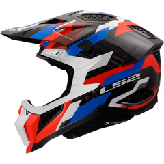 LS2 MX703 X-FORCE – PHANTOM WHITE BLUE RED-GLOSS