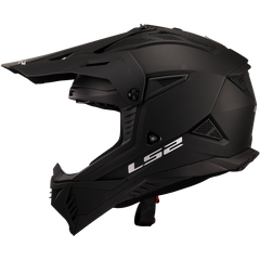 LS2 MX708 FAST II – SOLID MATT BLACK-MATT