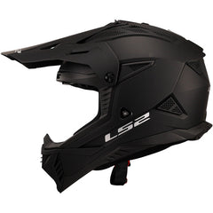 LS2 MX708 FAST II – SOLID MATT BLACK-MATT