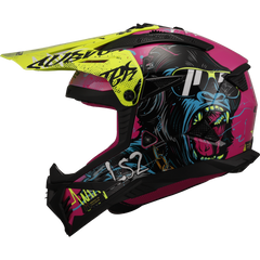 LS2 MX708 FAST II – GORILLA PURPLE H-V YELLOW-GLOSS