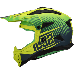 LS2 MX708 FAST II – DUCK MATT H-V GREEN H-V YELL-MATT