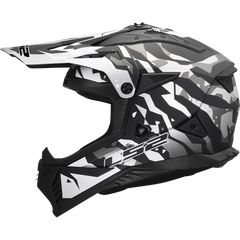 LS2 MX708 FAST II – GROTESK BLACK GREY-MATT