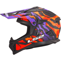 LS2 MX708 FAST II – GROTESK PURPLE ORANGE-MATT