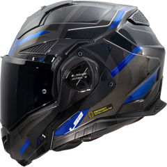 LS2 FF901 ADVANT X – SPECTRUM BLACK TITANIM BLUE-GLOSS