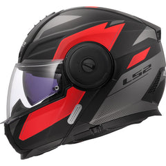 LS2 FF902 SCOPE II – DURIA BLACK RED-MATT