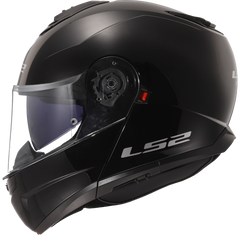 LS2 FF908 STROBE II – SOLID BLACK-GLOSS