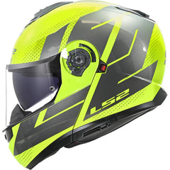 LS2 FF908 STROBE II – CODE H-VIS YELLOW GREY-GLOSS