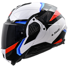 LS2 FF910 ADVANT II – TRIPLE WHITE BLUE RED-GLOSS