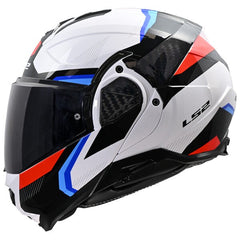LS2 FF910 ADVANT II – TRIPLE WHITE BLUE RED-GLOSS