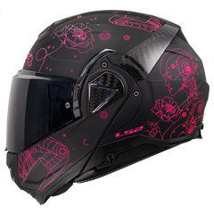 LS2 FF910 ADVANT II – SOPHIA BLACK PINK-MATT