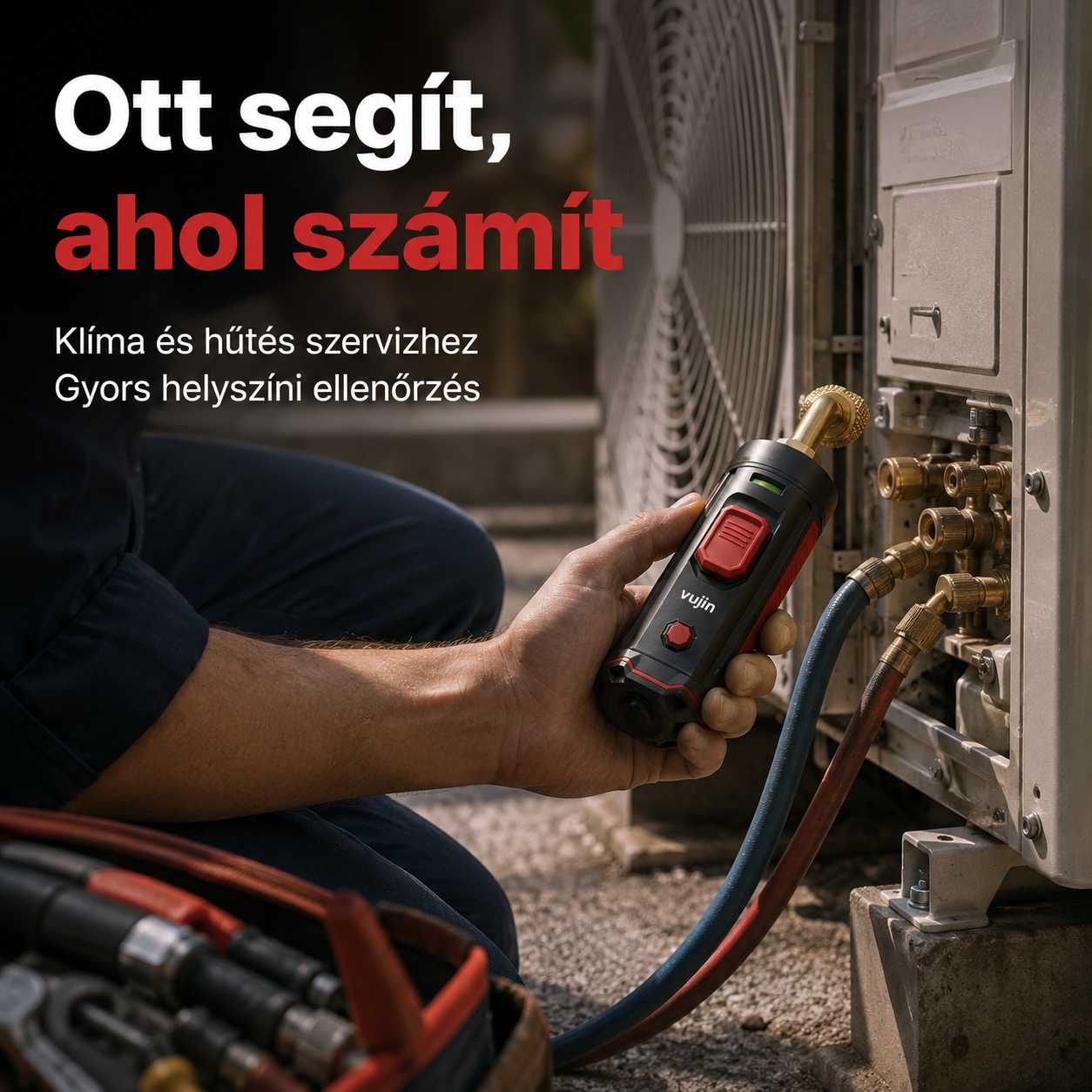 Intelligens nagynyomású mérő
