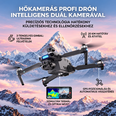 Profi hőkamerás drón 4K kamerával, infravörös & GPS, vadászathoz, biztonsághoz és iparhoz